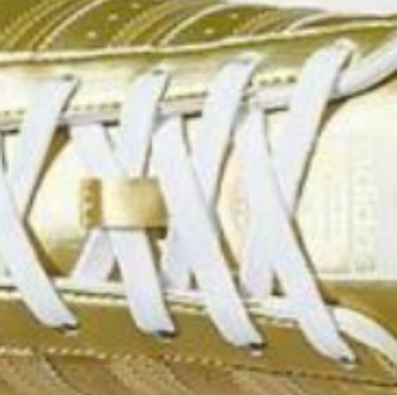 ADIDAS ORIGINALS SUPERSTARS GOLD METALLIC/WHITE W10 - Picture 7 of 9